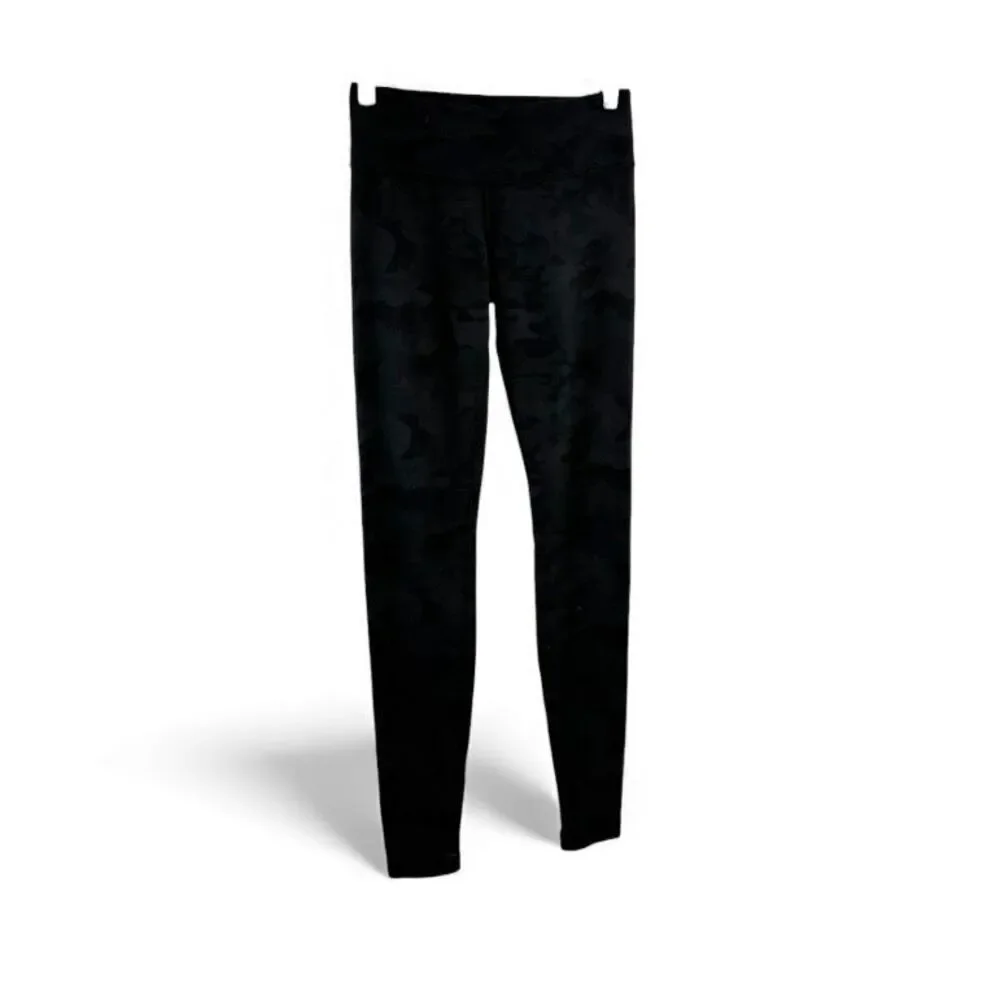 Lululemon Wunder Under Full Length Dark Camo Size 4